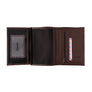 Albert Grained Leather Large Personalized Burnished Earth Wallet