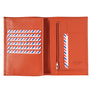 Albert Grained Leather Large Wallet Coral Bohemian