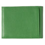 ARTHUR 2.0 Cuir Grainé Portefeuille Italien Pré Vert Personnalisé
