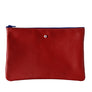 CAMILLE Cuir de vachette Upcyclé Rubis Rouge