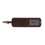 Jules Grained Leather Personalized Burnished Earth Address Holder