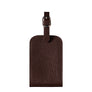 Jules Grained Leather Personalized Burnished Earth Address Holder