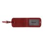 Jules Grained Leather Personalized Red Vine Address Holder