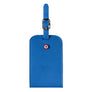 Jules Grained Leather Personalized Blue Sky Address Holder