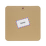 Alphonse Cuir lisse Tapis de souris Flocon Blanc Personnalisé