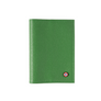 Louis Grained Leather Passport Holder Meadow Green