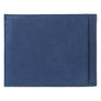 ARTHUR 2.0 Cuir Nubuck Portefeuille Italien Mer Indigo Personnalisé