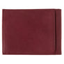 Arthur Fish Leather and Nubuck Leather Italian Wallet Red Vine