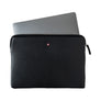 Gabriel Computer Bag Black Grained Leather is Black