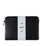 Gabriel Computer Bag Black Grained Leather is Black