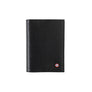 Louis Grained Leather Passport Holder Black It's Black