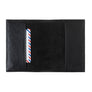 Louis Grained Leather Passport Holder Black It's Black