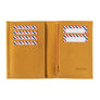 VICTOR Nubuck leather junior wallet Sun Yellow personalized