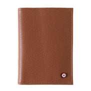Albert Grained Leather Large Personalized Burnished Earth Wallet