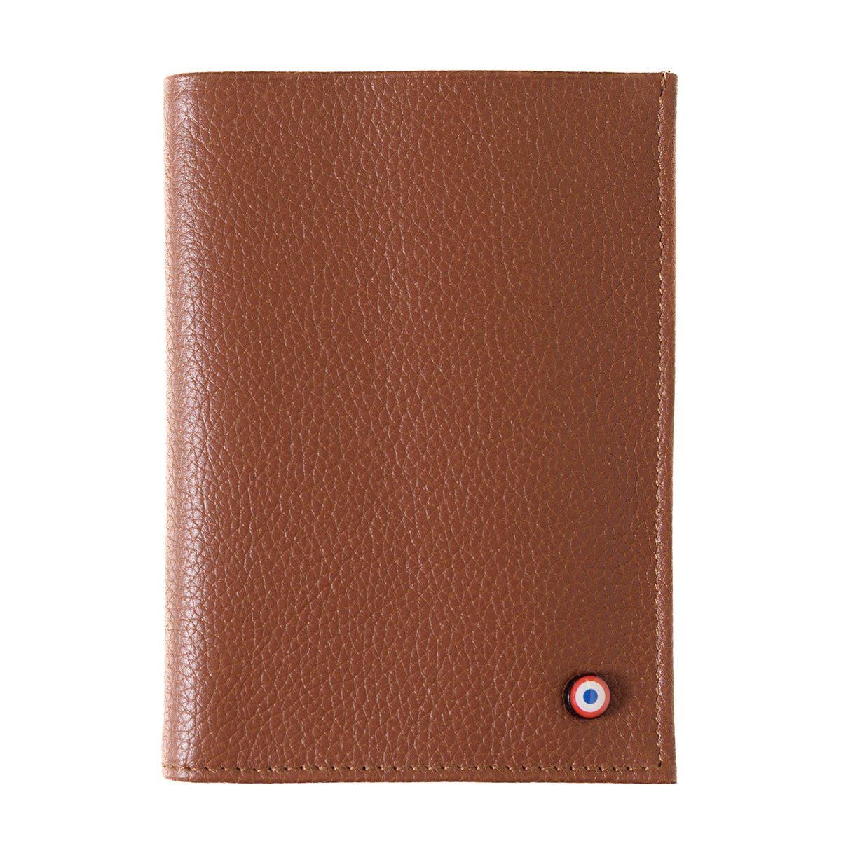 Albert Grained Leather Large Personalized Burnished Earth Wallet