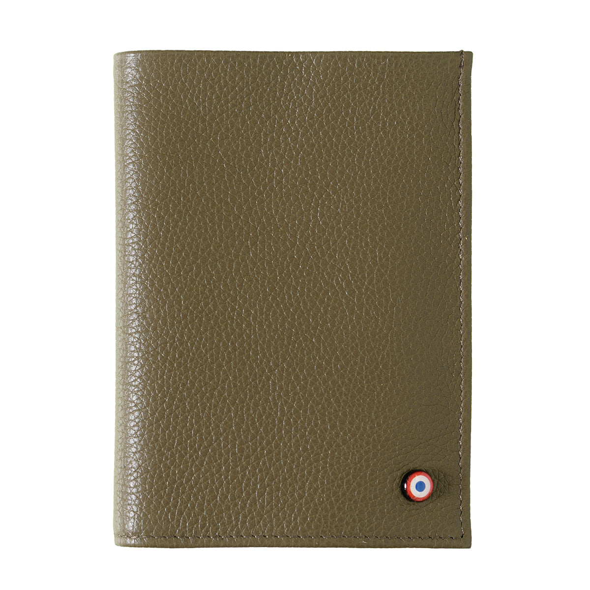Albert Cuir Grainé Grand portefeuille Café Viennois personnalisé