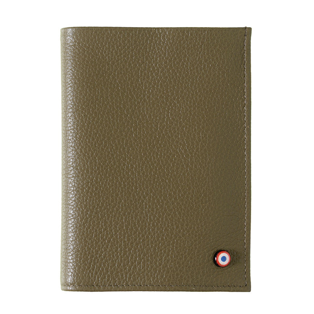 Albert Cuir Grainé Grand portefeuille Café Viennois personnalisé