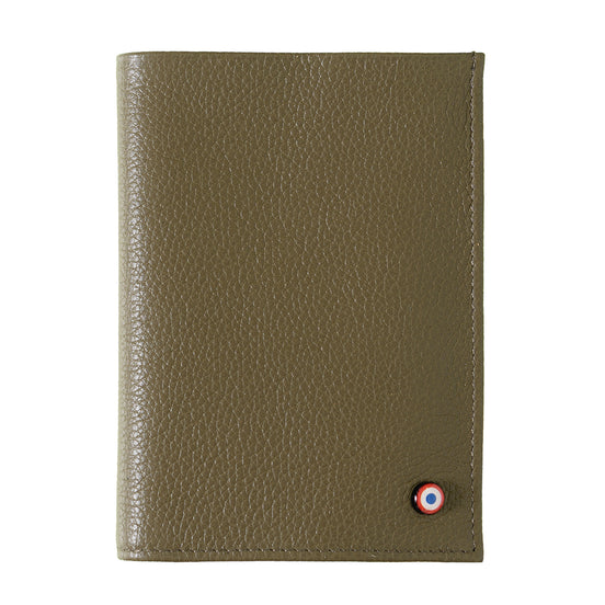 Albert Cuir Grainé Grand portefeuille Café Viennois