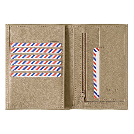 Albert Cuir Grainé Grand portefeuille Riz Arborio personnalisé