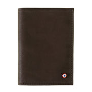 Albert Grained Leather Large Burnished Earth Wallet