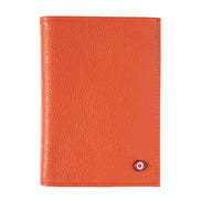 Albert Grained Leather Large Personalized Bohemian Coral Wallet