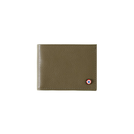 Albert Grained Leather Large Burnished Earth Wallet
