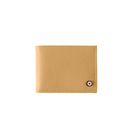 Anatole Cuir Grainé portefeuille RFID Cumin Sucré Personnalisé