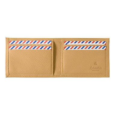 Albert Grained Leather Large Burnished Earth Wallet