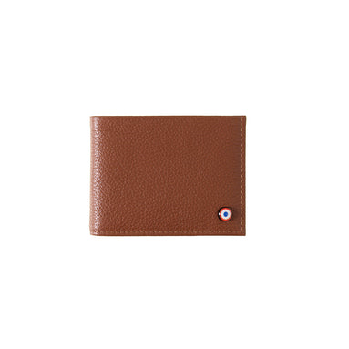 Albert Grained Leather Large Burnished Earth Wallet