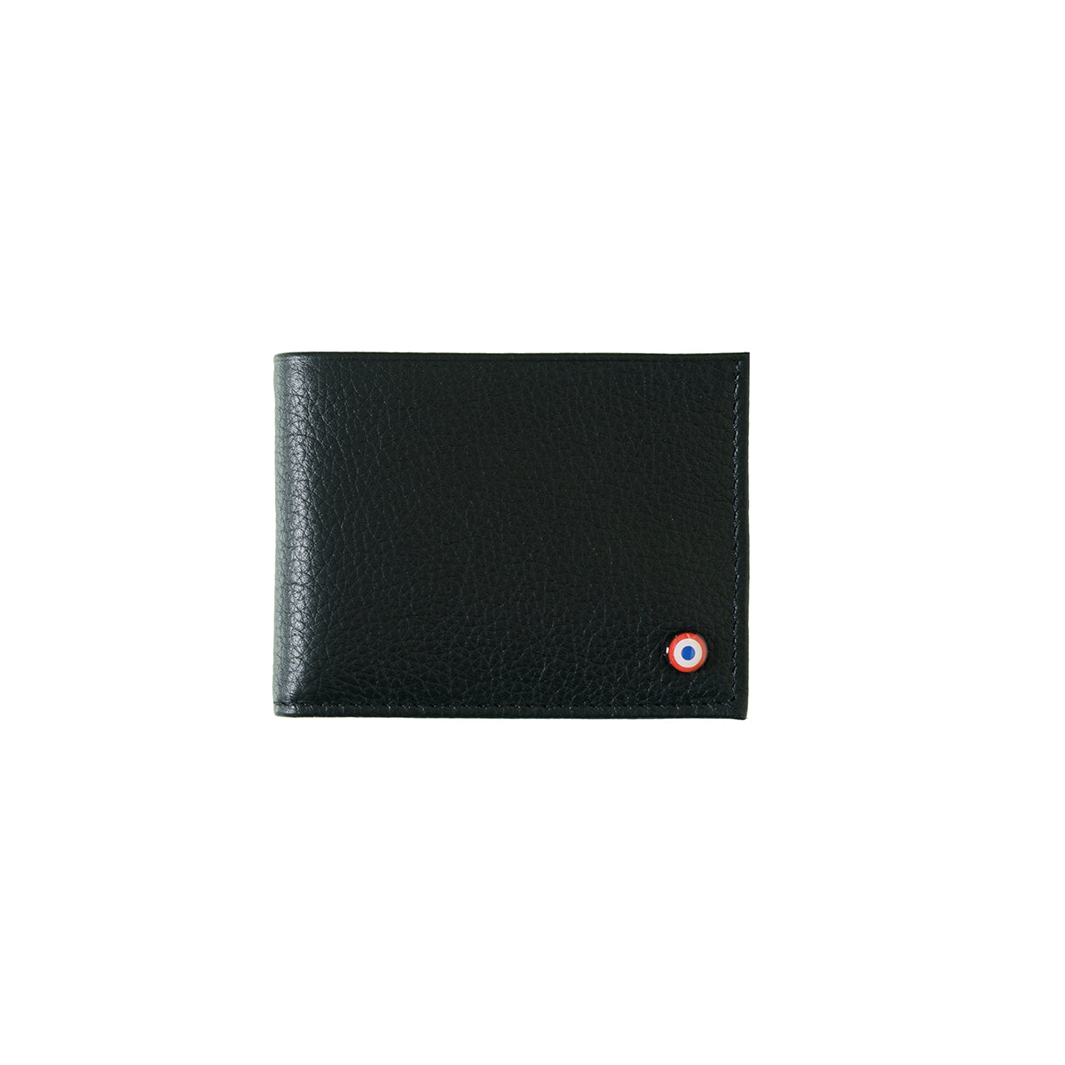 Anatole Cuir Grainé portefeuille RFID Noir c'est Noir