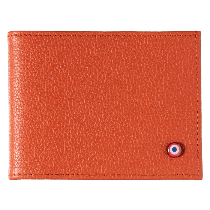 larmorie ARTHUR 2.0 Cuir grainé Portefeuille Italien Corail Bohème