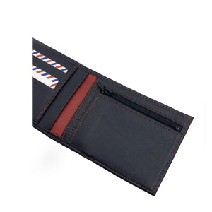 ARTHUR 2.0 - For the Élysée wallet Smooth leather Personalized blue moon