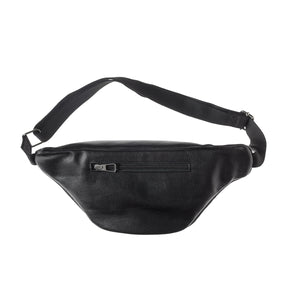 Gerard Cuir grainé Sac Banane Noir c'est noir