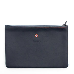 CAMILLE - For the Élysée pouch Smooth leather Blue Moon