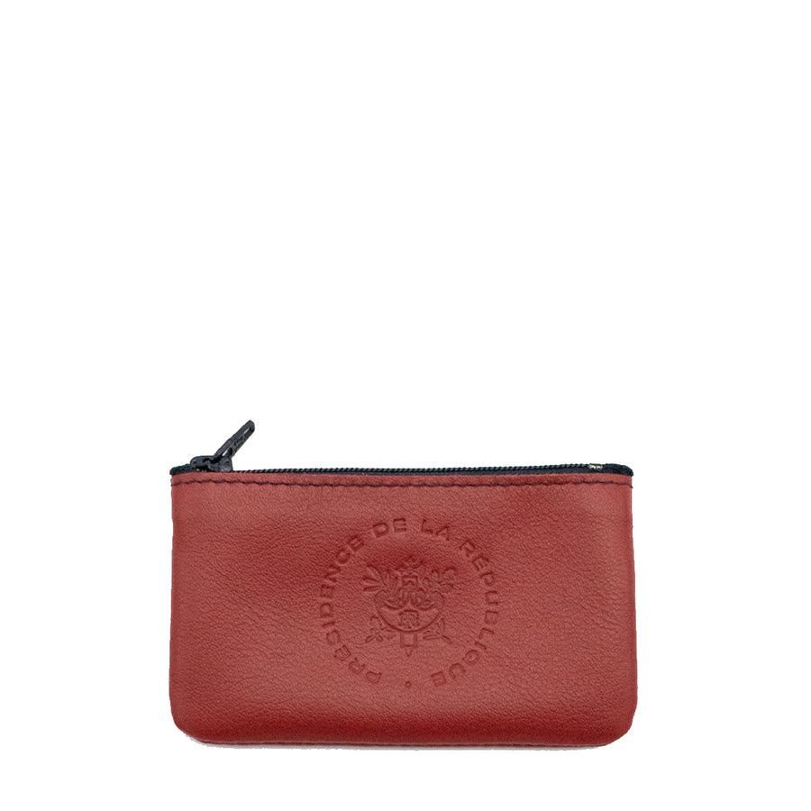 EMILE - POUR L'ÉLYSÉE WALLET SMOOTH LEATHER RED VINE