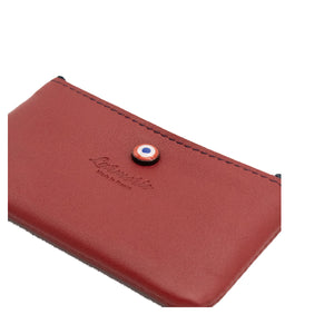 EMILE - POUR L'ÉLYSÉE WALLET SMOOTH LEATHER RED VINE