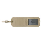 Jules Grained Leather Personalized Blue Sky Address Holder 