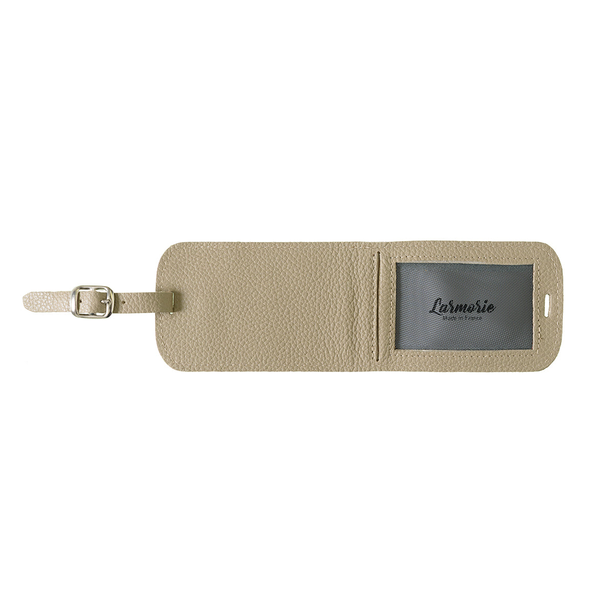 Jules Grained Leather Personalized Blue Sky Address Holder 