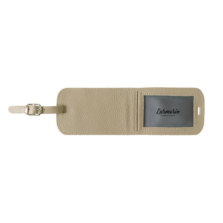 Jules Grained Leather Personalized Blue Sky Address Holder 
