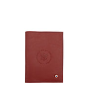 LOUIS - For the Élysée passport holder Smooth leather Red Vine Personalized