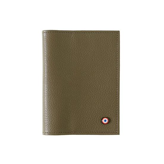 Louis Cuir Grainé Porte Passeport Café Viennois