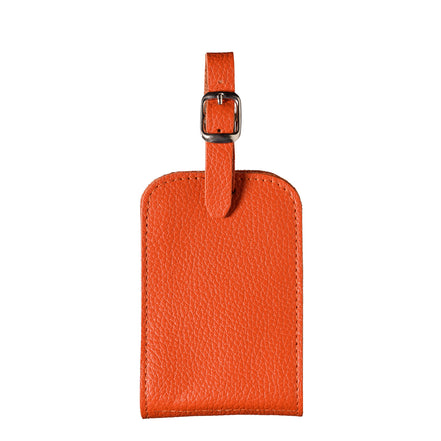 Jules Cuir Grainé Porte-adresse Corail Bohème Personnalisé
