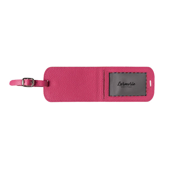 Jules Cuir Grainé Porte-adresse Vie en Rose Personnalisé