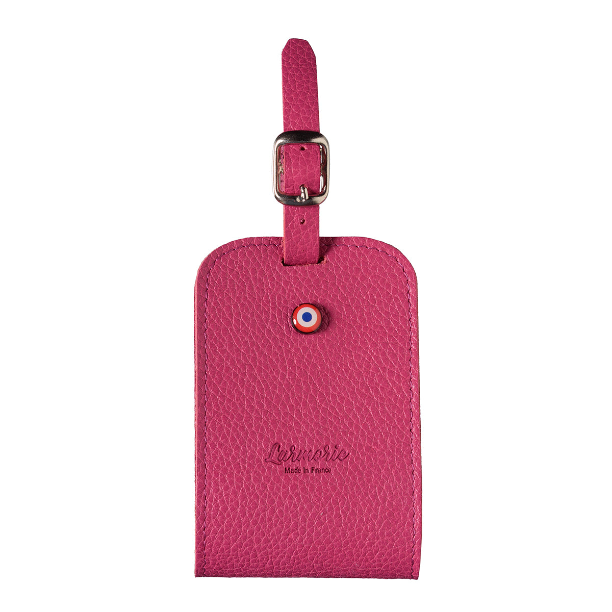 Jules Cuir Grainé Porte-adresse Vie en Rose Personnalisé