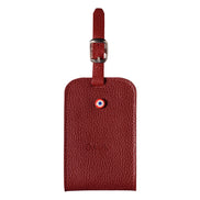 Jules Cuir Grainé Porte-adresse Vigne Rouge Personnalisé