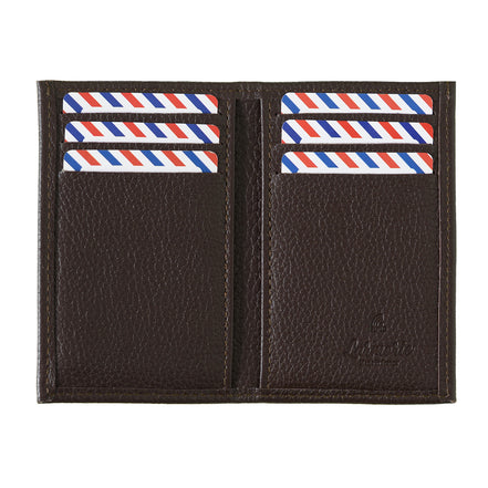 Albert Grained Leather Large Burnished Earth Wallet