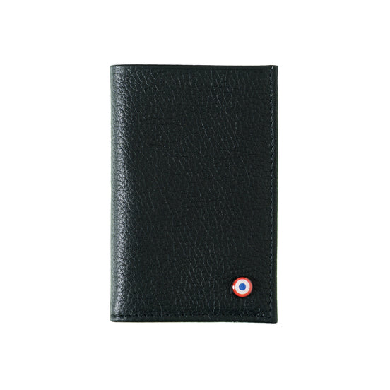 René Cuir Grainé porte-cartes RFID Noir c'est Noir Personnalisé