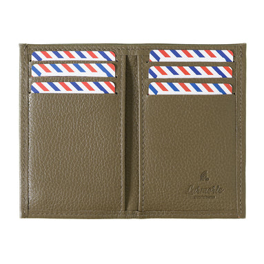 Albert Grained Leather Large Burnished Earth Wallet