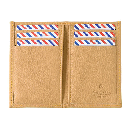Albert Grained Leather Large Burnished Earth Wallet