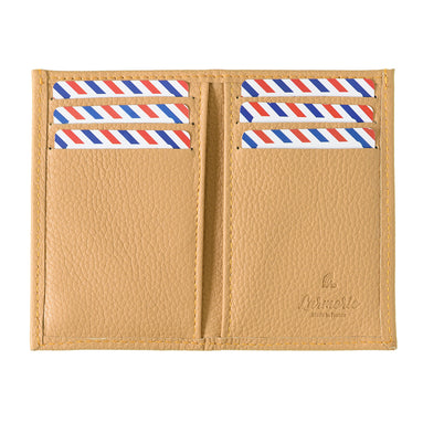Albert Grained Leather Large Burnished Earth Wallet